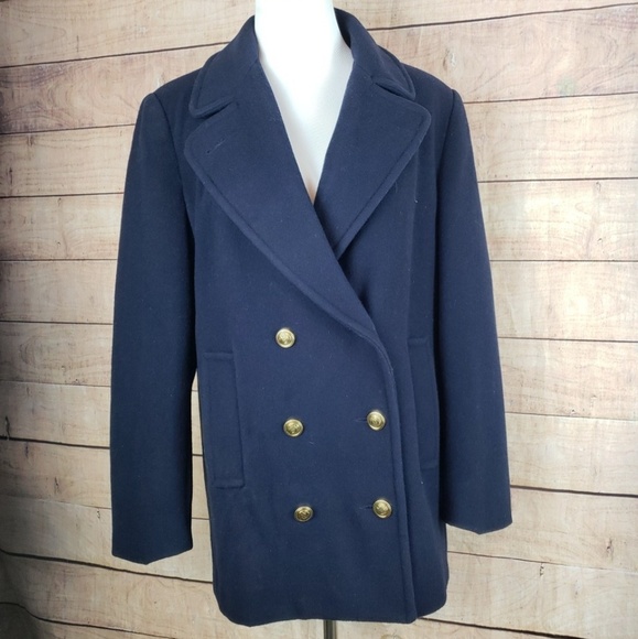 Mackintosh of New England Wool Peacoat - Picture 1 of 7